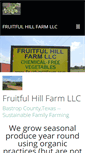 Mobile Screenshot of fruitfulhillfarm.com